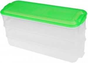 Контейнер пищевой Supretto 3 яруса Салатовый (5671-0001)