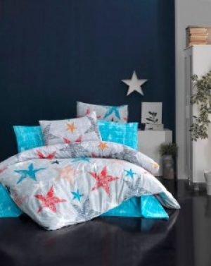 Комплект постельного белья LightHouse Colored Stars 4 сезона Ранфорс 160х220 см / 50х70 см х 1 шт (2200000551467)