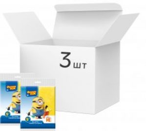 Упаковка салфеток Фрекен Бок для уборки вискозных Minions 3 пачки по 5 шт (18205255) (4823071641721)