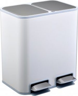 Ведро для сортировки мусора JAH 24 л Белое (7028kmd)
