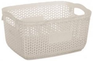Корзина для белья Violet House Виолетта 5 л 20х26.5х13.5 см Бежевая (1008 Виолетта CAP б/кр. 5 л)