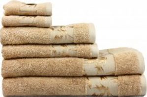 Махровое полотенце Maisonette Bamboo 50х100 Бежевый (8699965120728)