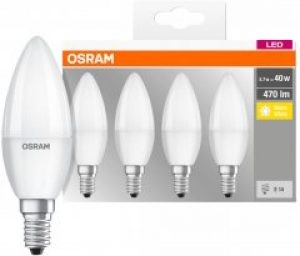 Набор светодиодных ламп OSRAM BASE B35 свечка 5W 2700К E14 4 шт (4058075819474)