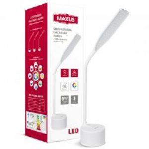 Настольная лампа Maxus LED 8W 4100K RGB (11894456)