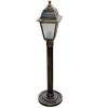 Светильник садово-парковый ТЭП Бари Ретро столб 0.8 м медь с матовым стеклом