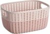 Корзина плетеная Ardesto Sweet Home 235 х 176 х 120 мм 3 л Розовая (AR1730BP)