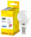 Лампа LED ALFA G45 шар 10Вт 230В 6500К E14 IEK (LLA-G45-10-230-65-E14)
