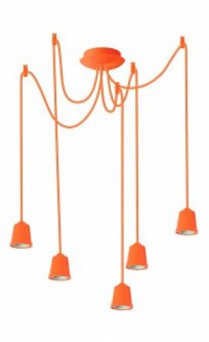 Люстра паук Sneha Павук 525 оранжевая