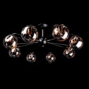 Люстра в стиле лофт на восемь лампочек P5-N3602/8/BK+AB