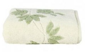 Махровое полотенце Maisonette. Solvron зеленое-50х90