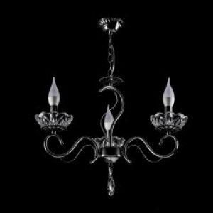 Классическая люстра "свеча" на 3 лампочки P5-C0559/3/BK+CH