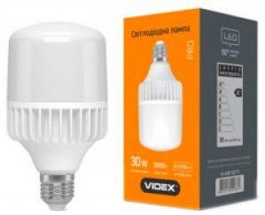 Светодиодная лампа VIDEX A80 30W E27 5000K 220V (25002)