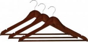 Набор вешалок для одежды Boxup WOOD LIKE 3 шт Коричневые (2000000000039)