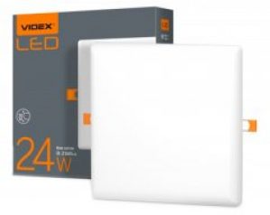 Светильник точечный VIDEX 24W 4100K 220V (25143) без рамок