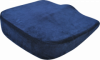 Ортопедическая подушка 41 * 38 * 9 см для сидения с эффектом памяти Olvi синяя J2511