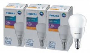 Светодиодная лампа Philips LEDLustre 6-60W E14 827 P45NDFR RCA (929002273937R) 3 шт.