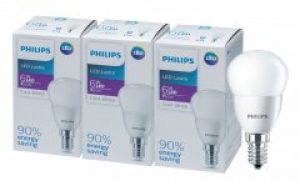 Светодиодная лампа Philips LEDLustre 6-60W E14 840 P45NDFR RCA (929002274037R) 3 шт.