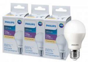 Светодиодная лампа Philips Ecohome LED Bulb 9W E27 3000K 1PF/20RCA (929002299267R) 3 шт.