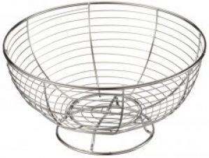 Ваза для фруктов Lemax 24х24х12 cм Хром (LF-2002287)