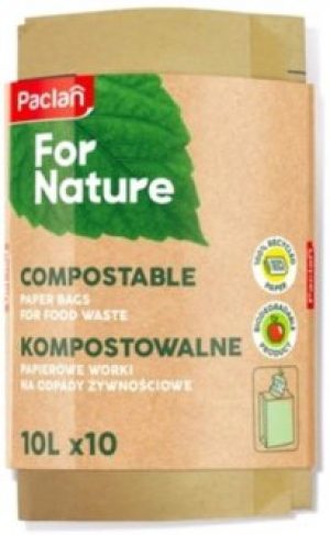 Бумажные мешки для мусора Paclan Bio 10 л 10 шт (5900942150069)
