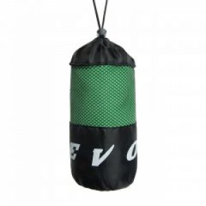 Рушник туристичний EVO 75х130 см в чохлі зелений 75007 green