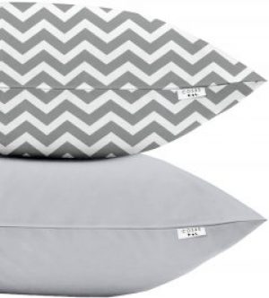 Набор наволочек Cosas ZigzagGrey Grey 50х70 2 шт (SetPillow_ZigzagGrey_Grey_50х70) (4822052050446)