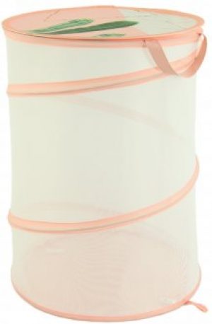 Корзина для белья Traum 7017-62 Розово-белая (4820007017629)