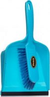 Совок с щеткой Kornel Голубой (KL-12 блакитний)