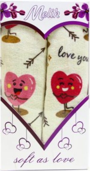 Набор махровых полотенец IzziHome Love 40х60 см 2 шт Розовый (2200000551863)