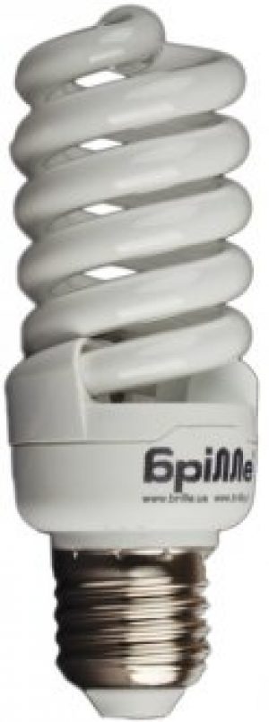 Лампа энергосберегающая Brille PL-SP 18W/840 E27 techno Br (YL276)