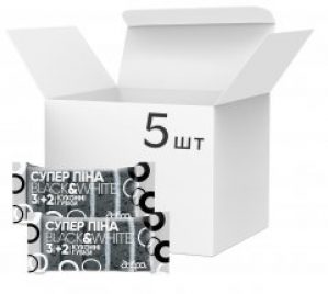 Упаковка губок кухонных Добра Господарочка B&W Супер Пена 5 шт по 5 губок (4820086522113)