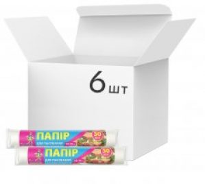 Упаковка бумаги для пищевых продуктов Добра Господарочка 6 шт по 50 листов (4820086521482)