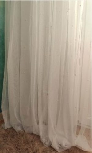 Тюль грек Декор-Ин Жемчужина 290x400 см Белый (Vi 100509)