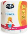 Кухонные полотенца Perfex Deluxe 2 слоя 500 листов 1 рулон (8606108597941)