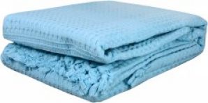 Покрывало-плед IzziHome Checkers 220х240 Синий (2200000551900)