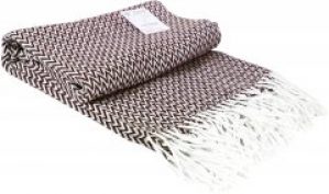 Плед Vladi Валенсия Антонио 140х200 Бело-коричневый (2200000552051)