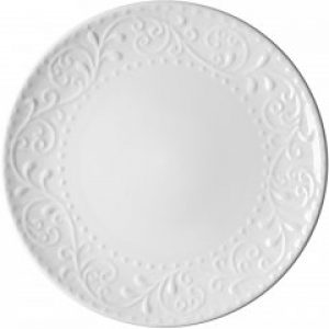 Тарелка обеденная Ardesto Olbia White Белый 26 см (AR2926WC)