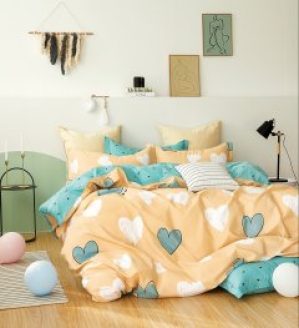 Комплект постельного белья Bella Villa Сатин 160x220 Персиковый (B-0258 Sn)