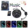 Музыкальная светодиодная лента RGB 5050 Music 5 метров с пультом и контролером USB Влагозащищенная