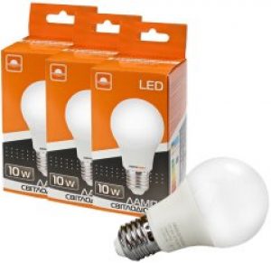 Набор светодиодных ламп ЕВРОСВЕТ 10W 3000к Е27 (56866) 3 шт