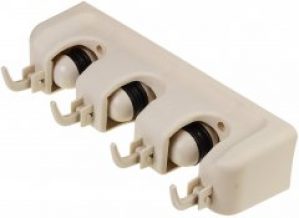 Многофункциональный подвесной органайзер Supretto на 3 швабры + 4 крючка (5829-0001)