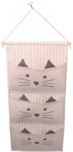 Органайзер подвесной Handy Home Котик с карманами 30/34х64 см (CEW-08)