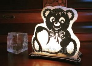 Соляная лампа Мишка большой