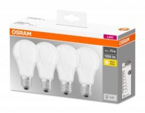 Набор светодиодных ламп OSRAM BASE A60 10W 2700К E27 4 шт (4058075184992)