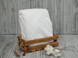 Наматрасник непромокаемый аквастоп Cotton борт с резинкой по периметру 60*120*18