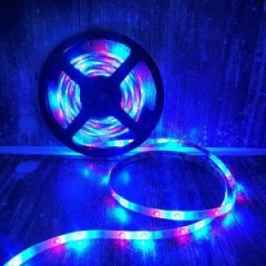 Светодиодная лента UKC водонепроницаемая с пультом ДУ 300 светодиодов 5м (MOD-3528-RGB)