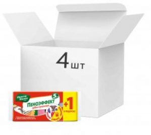 Упаковка губок кухонных Мелочи Жизни Пеноэффект 5+1 шт х 4 упаковки (14823058321148)