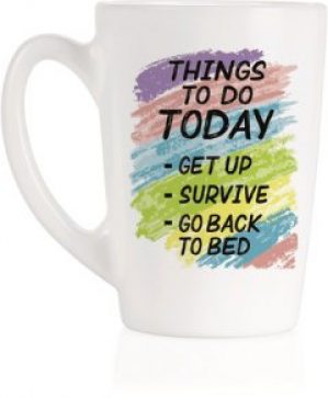 Чашка Luminarc New Morning Things To Do 320 мл (Q3831)