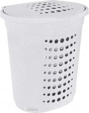 Корзина для белья Алеана 60 л Белая (122053-біл)