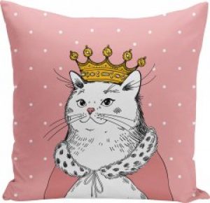 Подушка Orner Киса в короне (orner-1096)